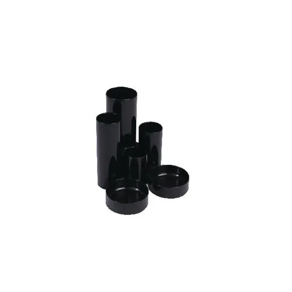 Black Tube Desk Tidy