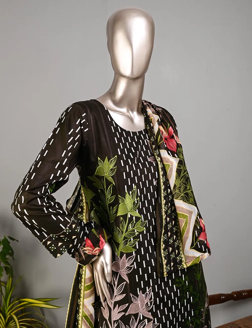BLC-08 - Serendipity | Un-Stitched Embroidered Lawn Dress
