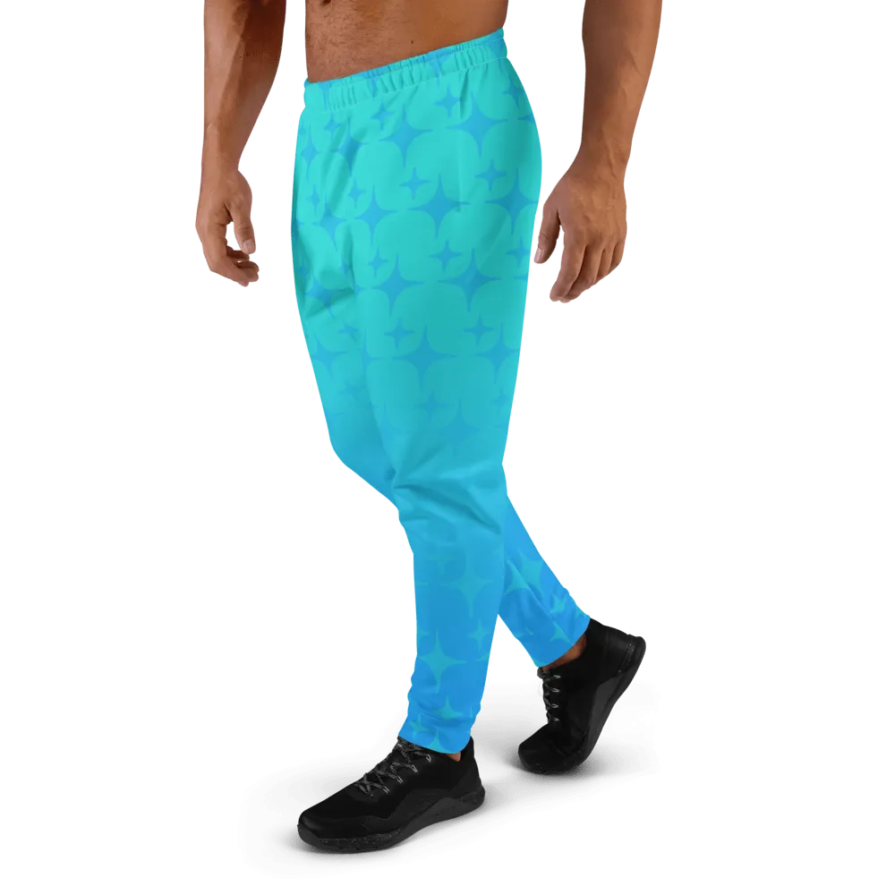Blue Ghost Sparkle Joggers (Men's XS-3XL)