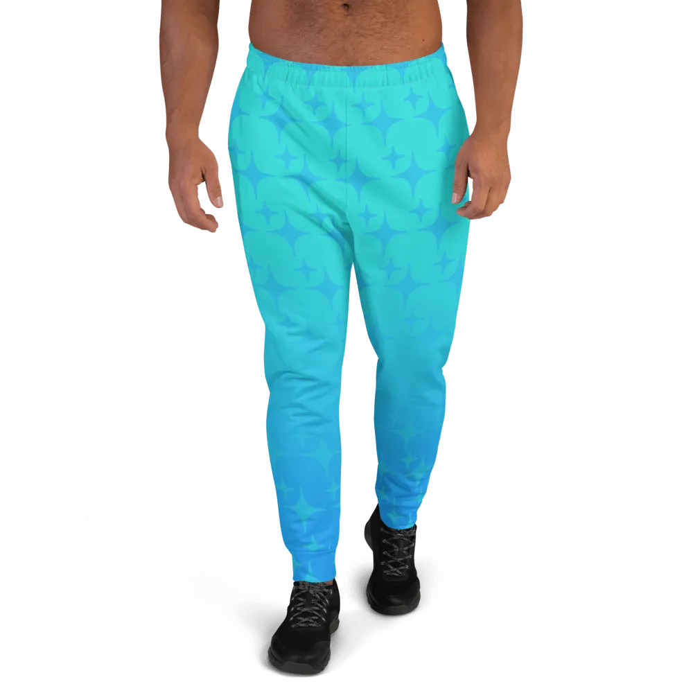 Blue Ghost Sparkle Joggers (Men's XS-3XL)