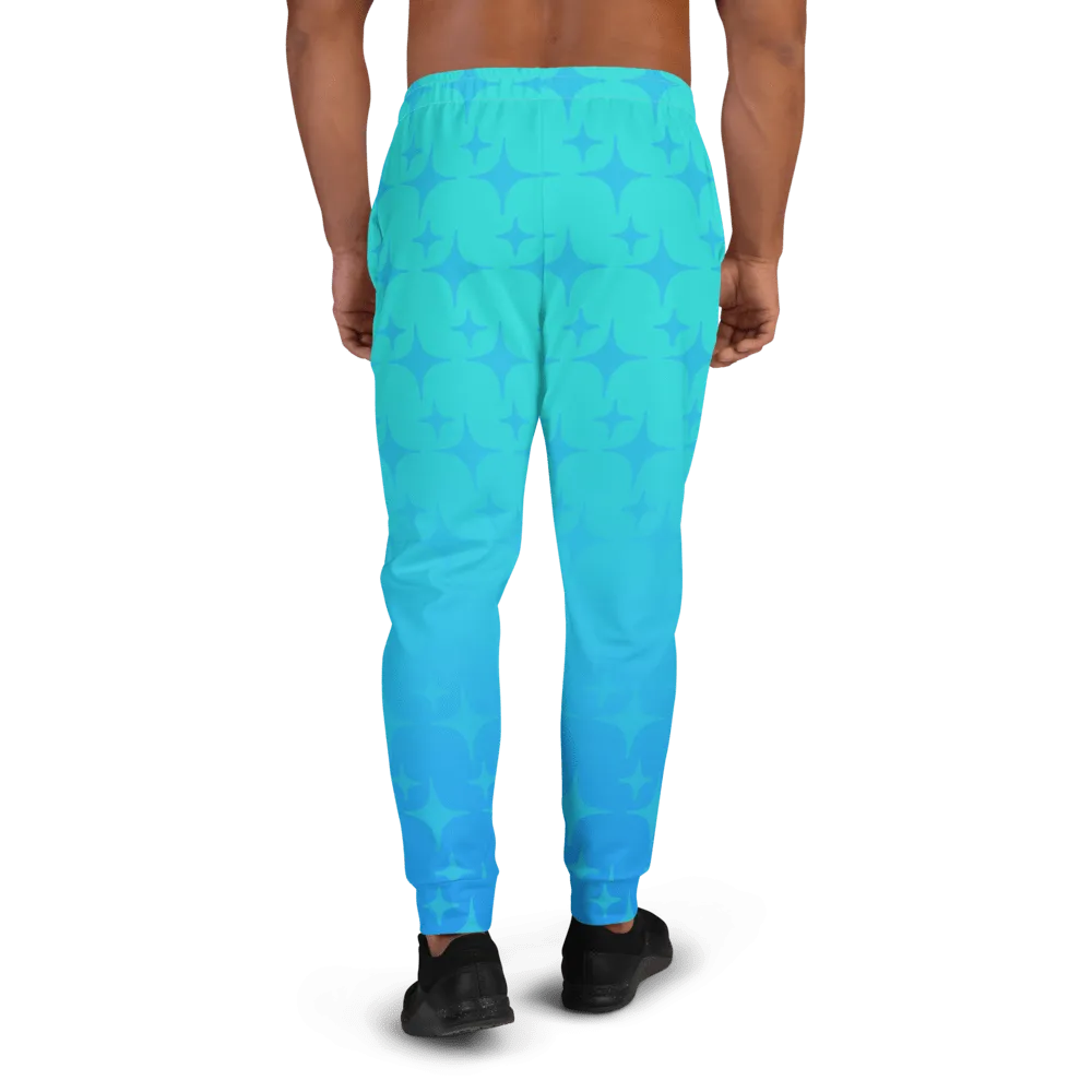 Blue Ghost Sparkle Joggers (Men's XS-3XL)