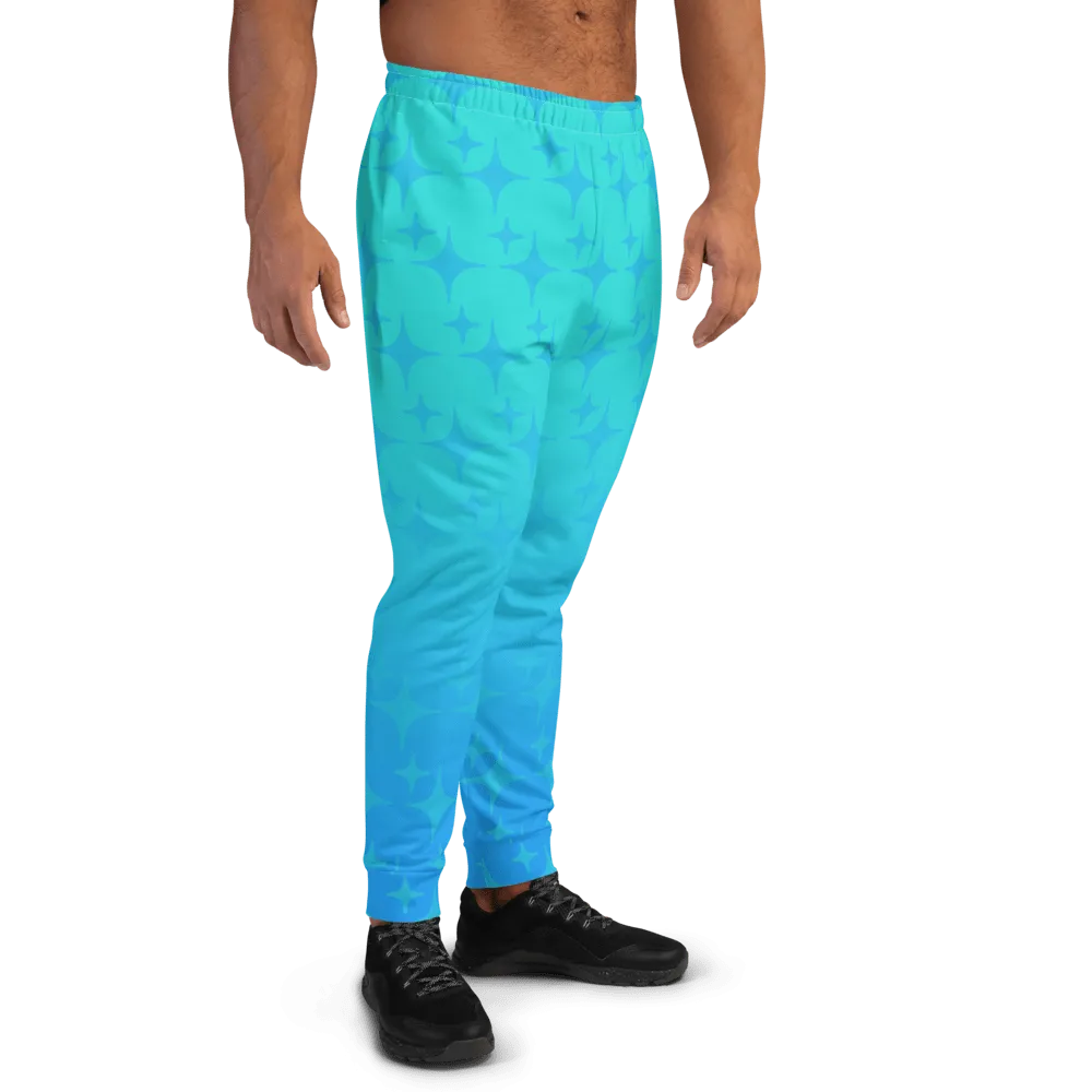 Blue Ghost Sparkle Joggers (Men's XS-3XL)