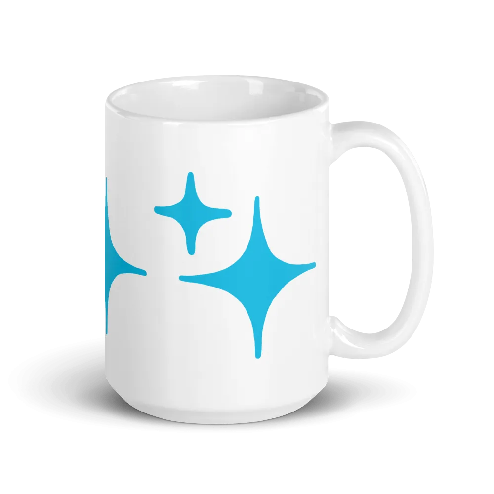 Blue Sparkle Mug