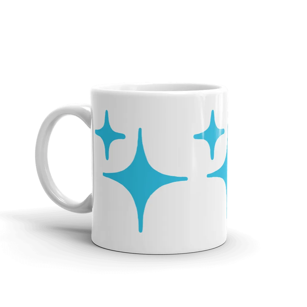 Blue Sparkle Mug