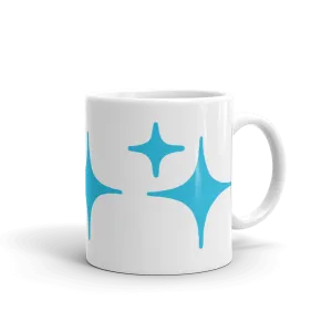 Blue Sparkle Mug