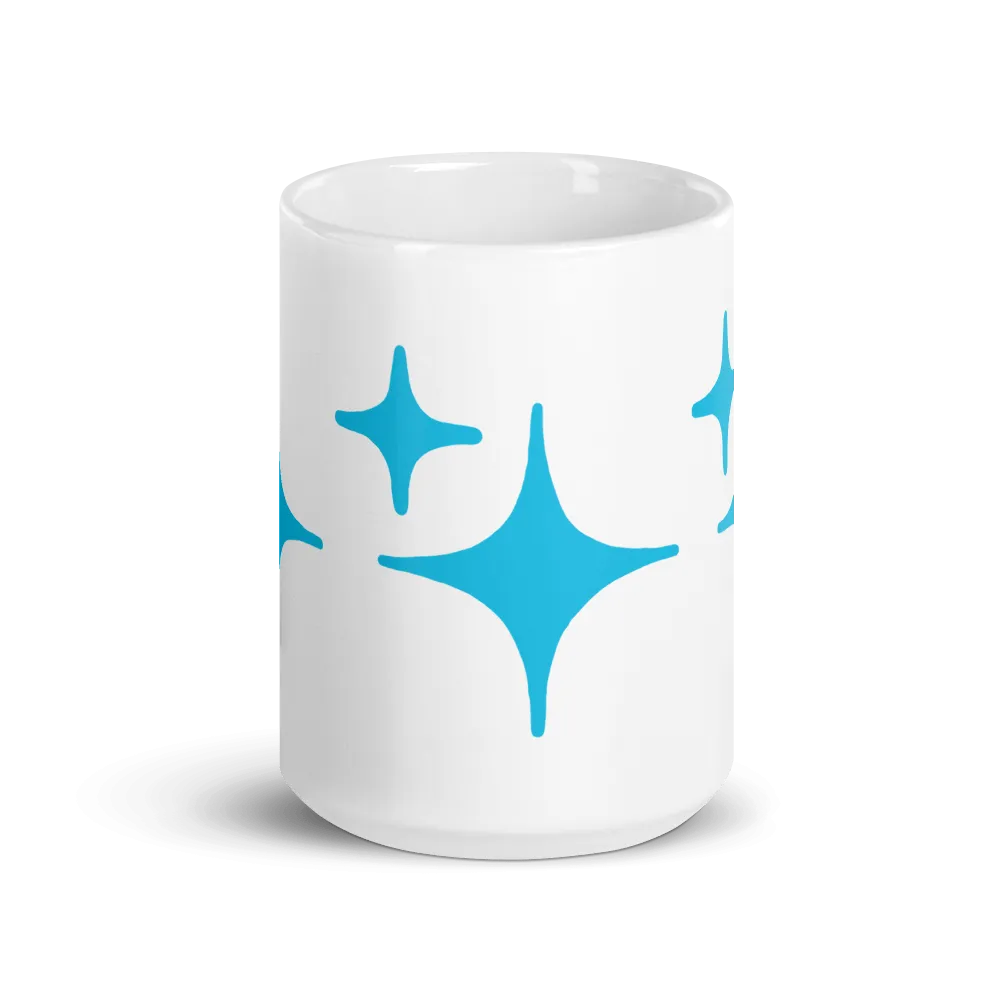 Blue Sparkle Mug
