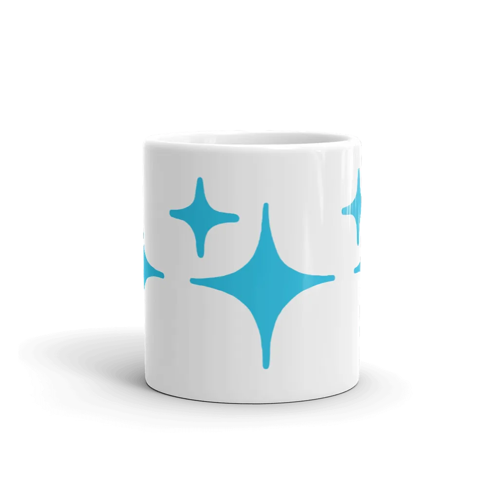 Blue Sparkle Mug
