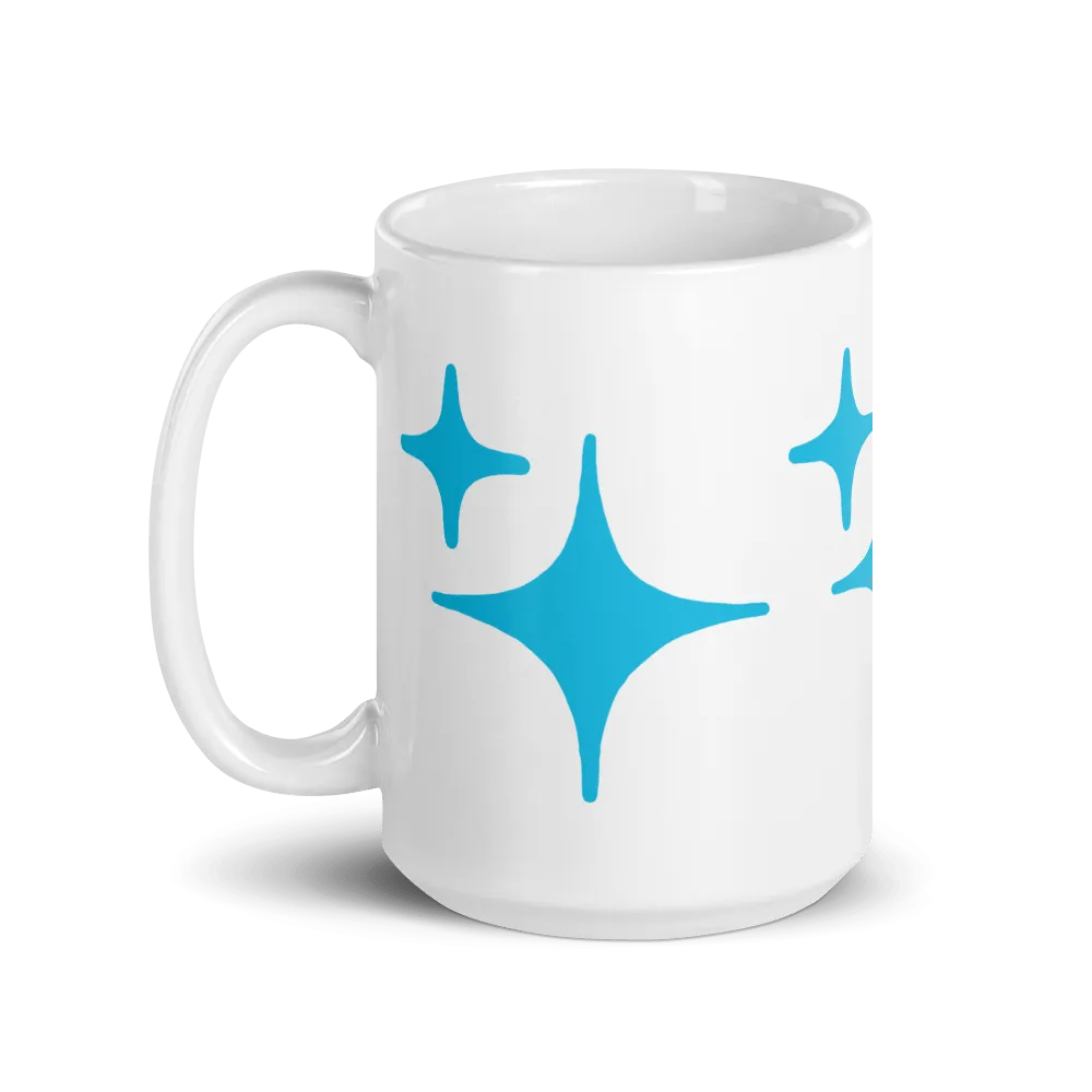 Blue Sparkle Mug
