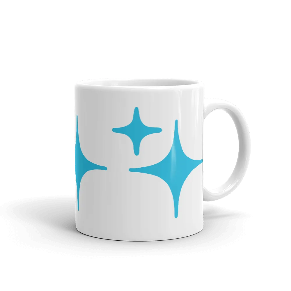 Blue Sparkle Mug