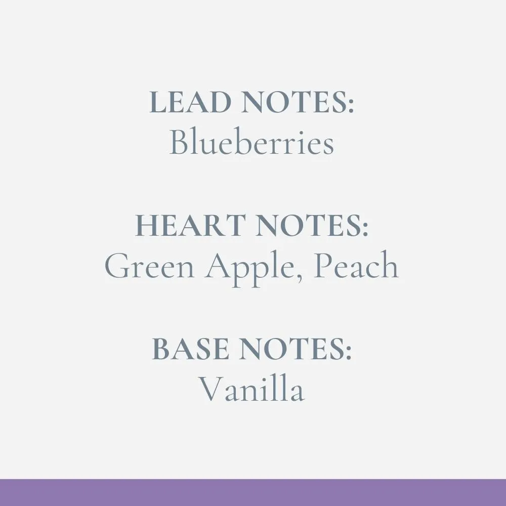Blueberry & Vanilla Scented Candle