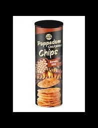 BONASIA, POPPADUM CHICKPEA CHIPS KOREA BBQ 70G