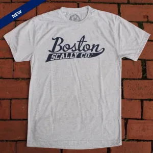 Boston Scally The Tee T-Shirt - Heather White