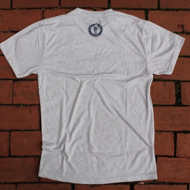 Boston Scally The Tee T-Shirt - Heather White