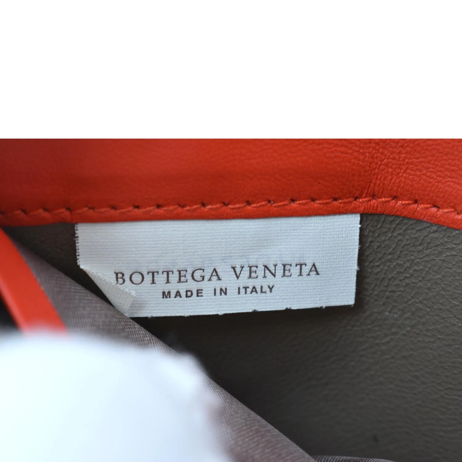 BOTTEGA VENETA Intreccio Leather Zip Around Wallet Red