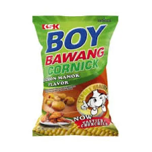 BOY BAWANG, CORN SNACK LECHON MANOK 100G