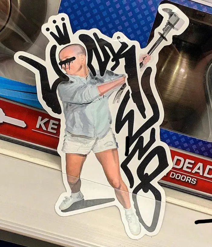 Breached Britney Sticker