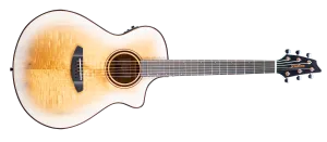 Breedlove Limited Edition Pursuit Exotic S Concert White Sand CE Myrtlewood-Myrtlewood