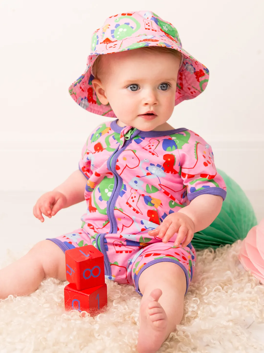 Bright Dino Summer Hat