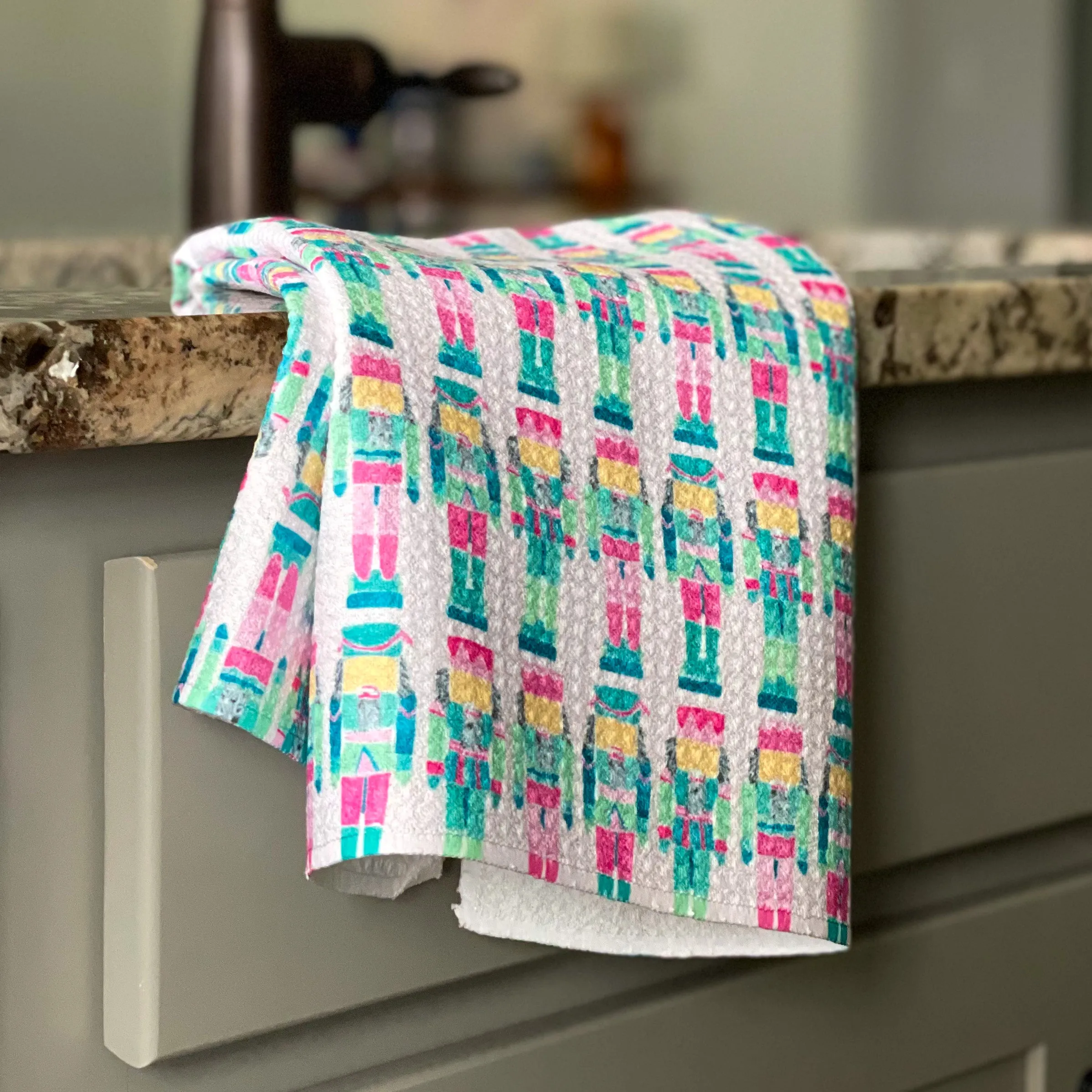 Bright Nutcracker Towel