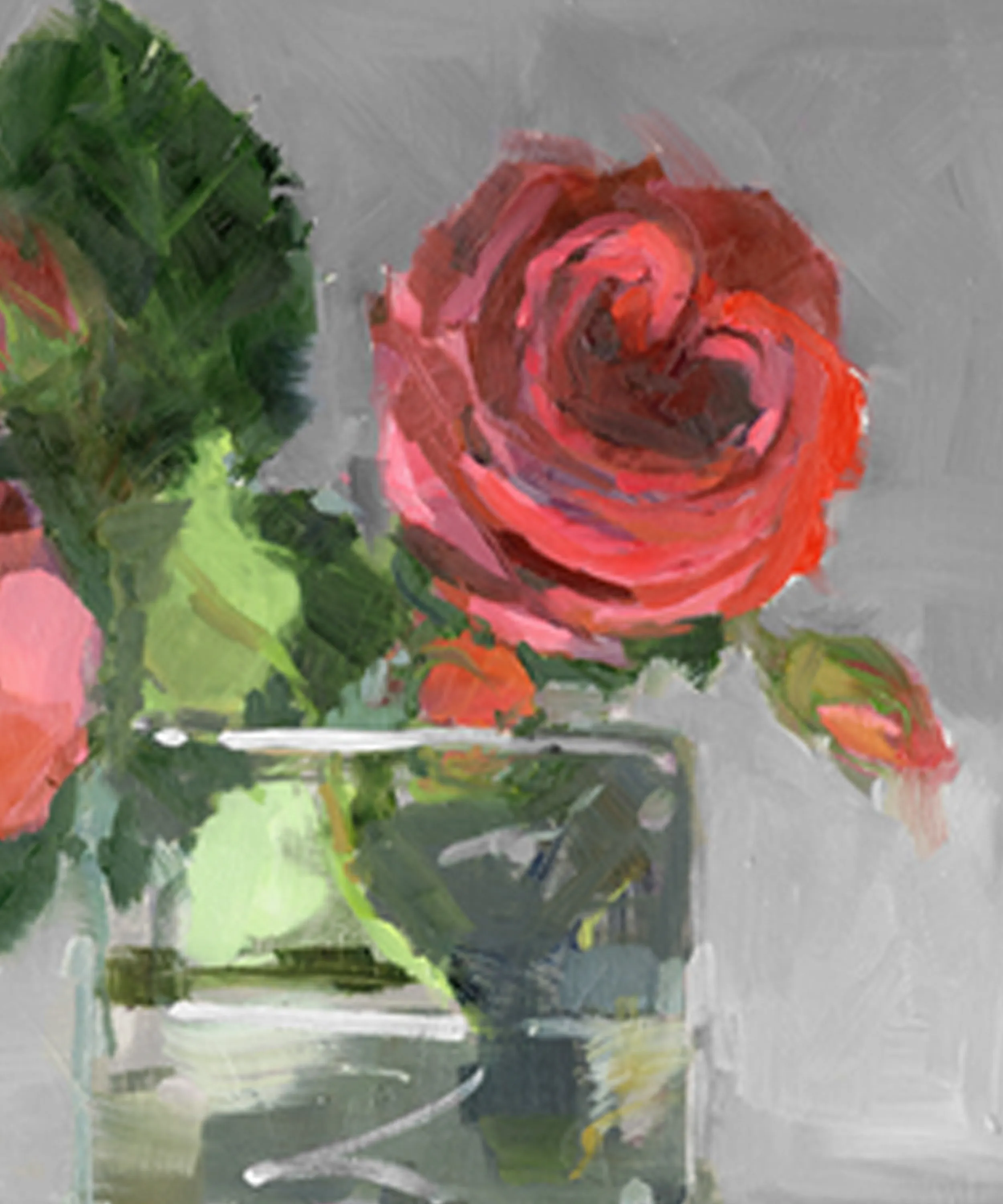 Bright Rose Painting