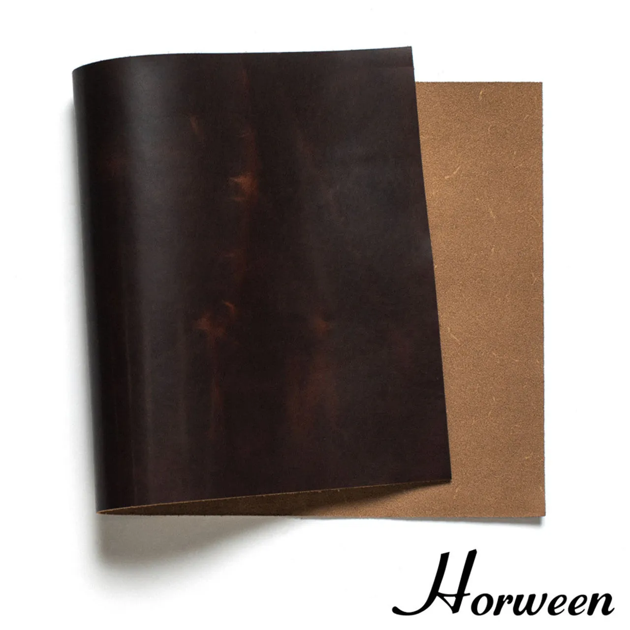 Brown Nut Horween Dublin Leather 4-5oz Panel