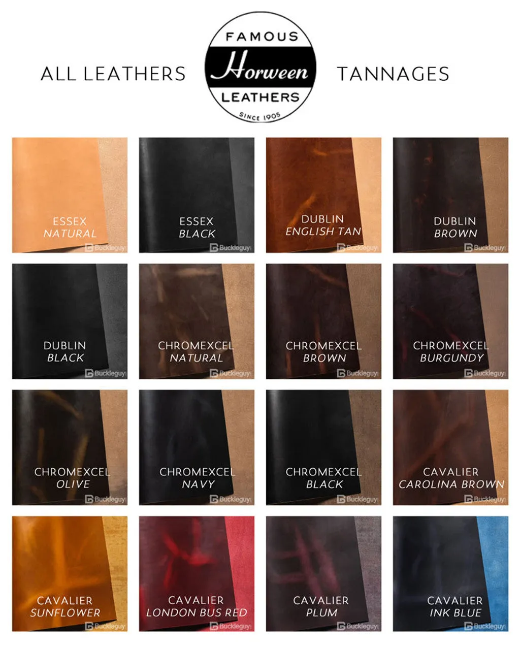 Brown Nut Horween Dublin Leather 4-5oz Panel