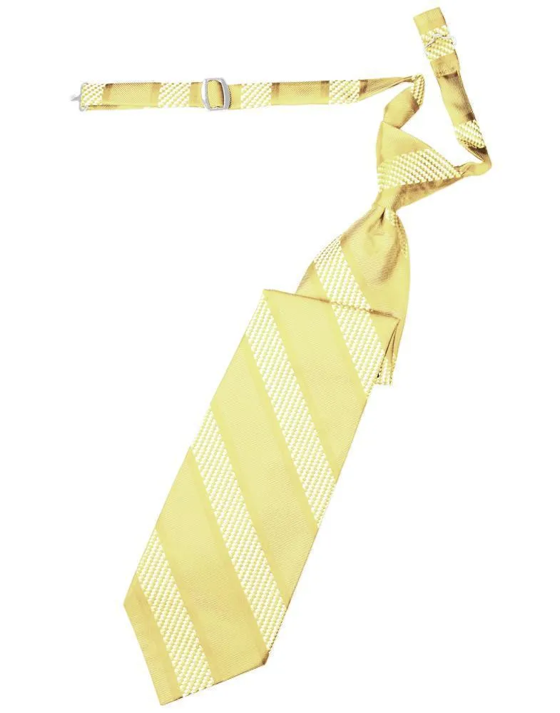 Buttercup Venetian Stripe Necktie