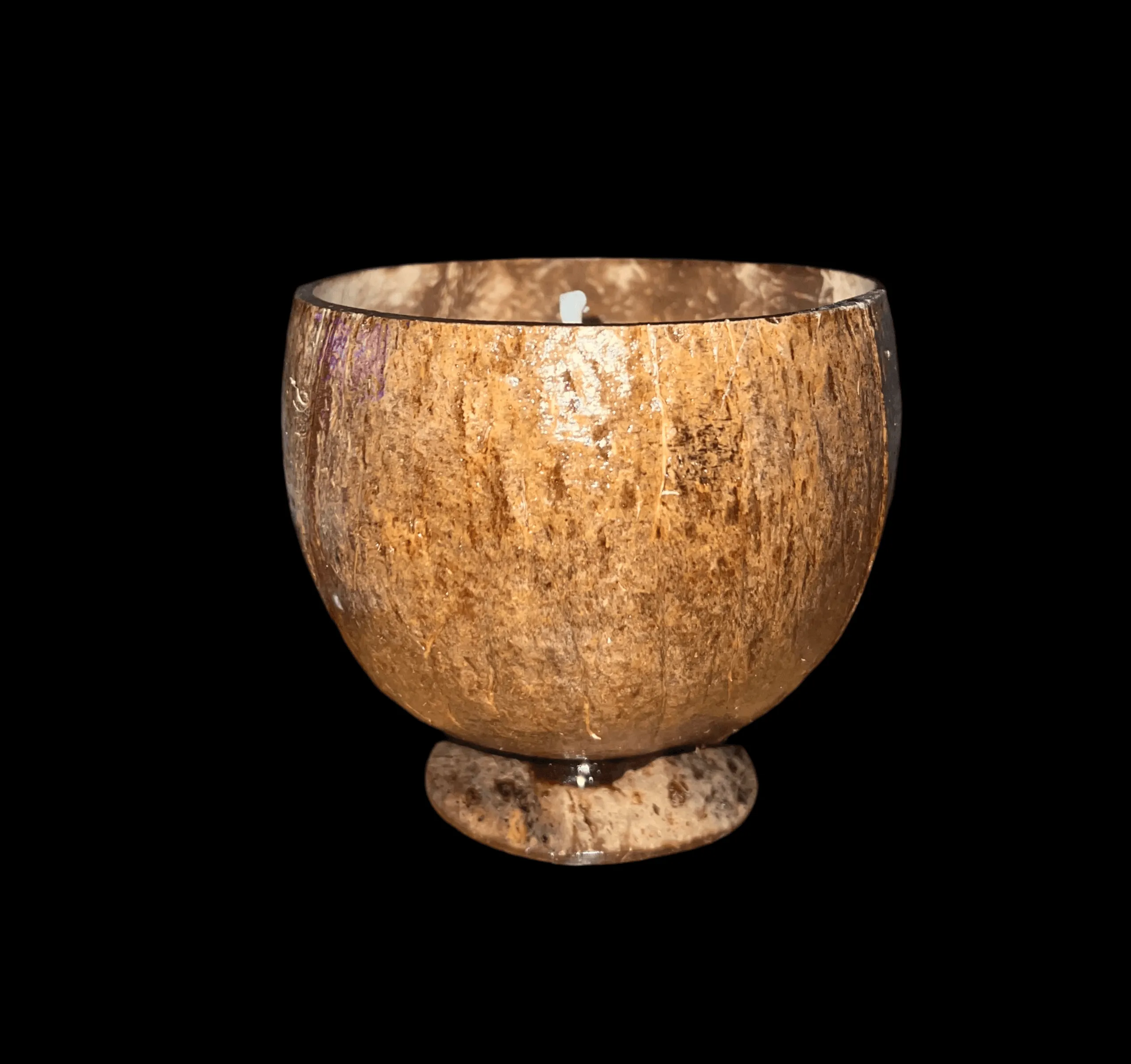 Calming Coconut Scented Coconut Cup Candle