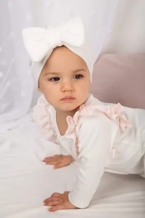 Caramelo Luxury Velour Bow Turbans