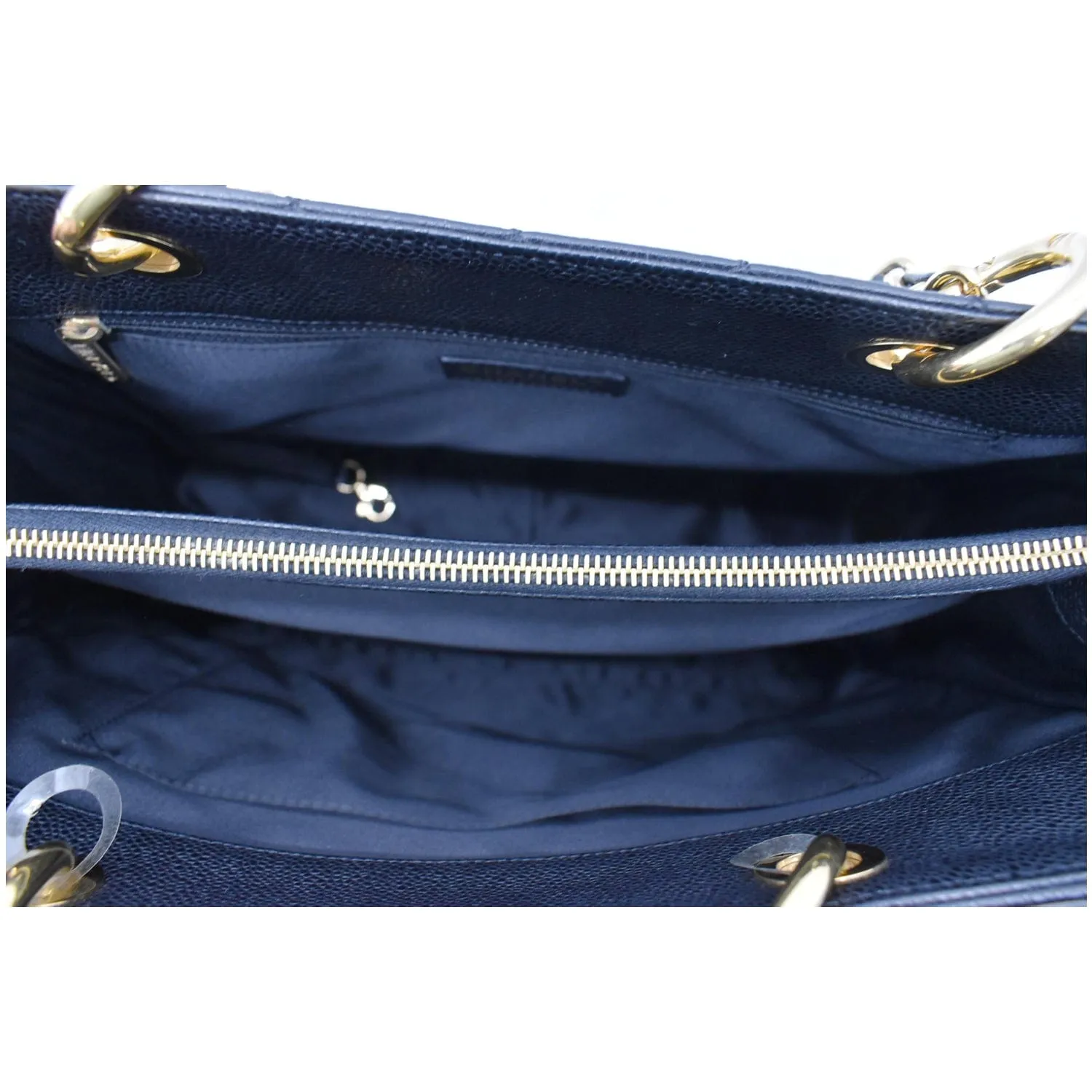 CHANEL Grand Shopping GST Caviar Leather Tote Bag Black
