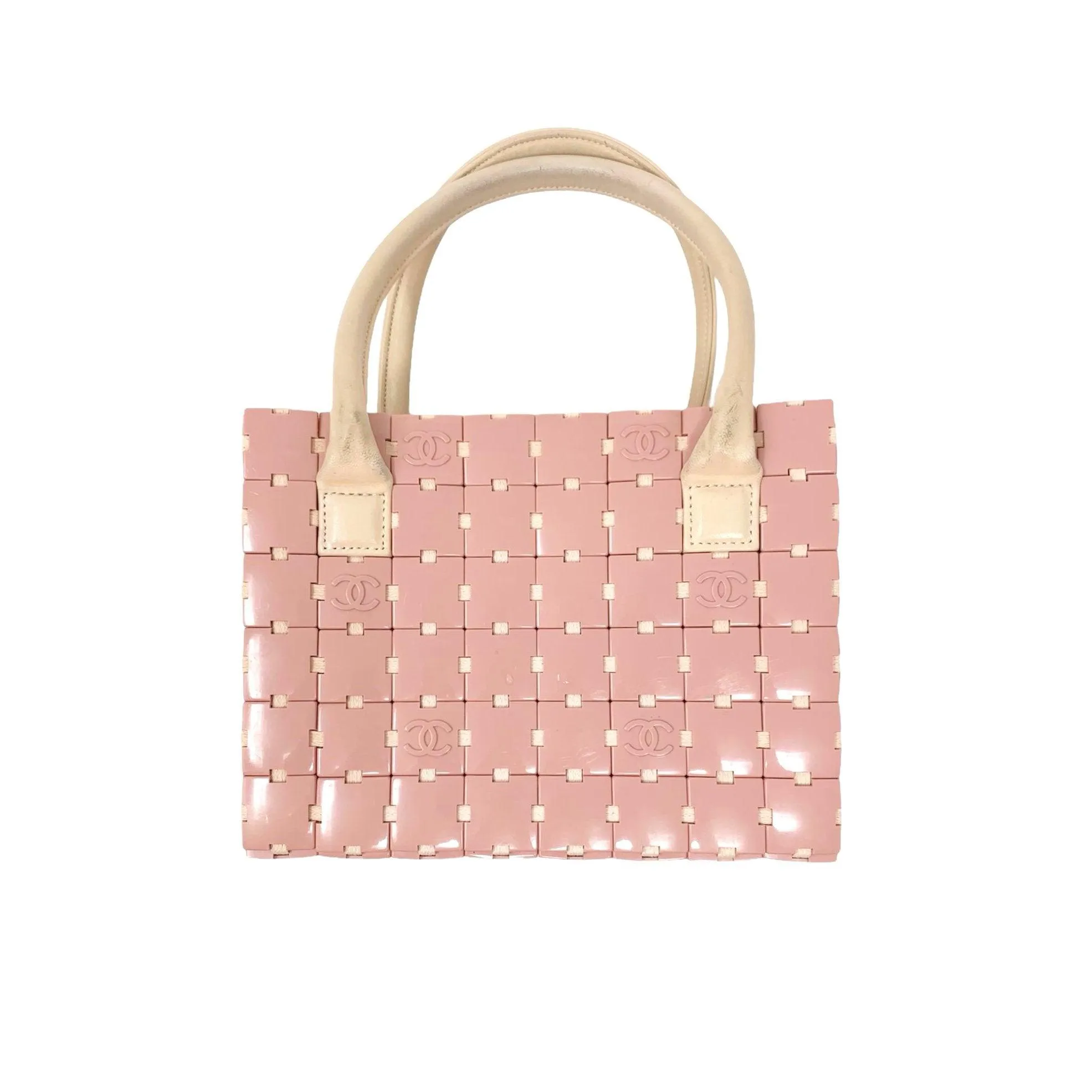 Chanel Pink Puzzle Logo Bag