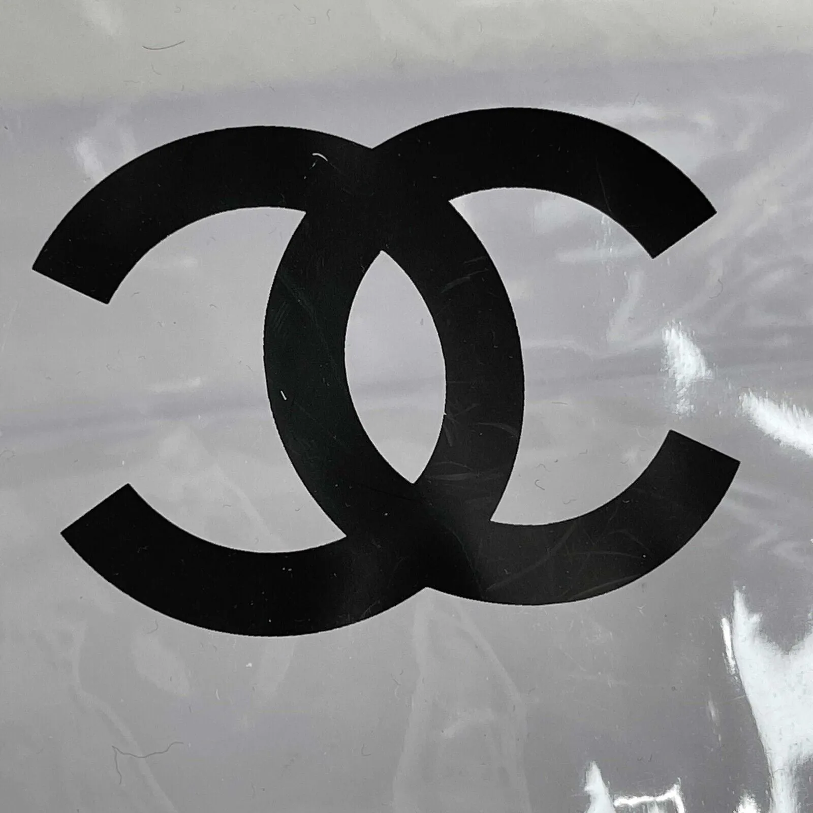 Chanel PVC Shopping Clear CC Tote RARE