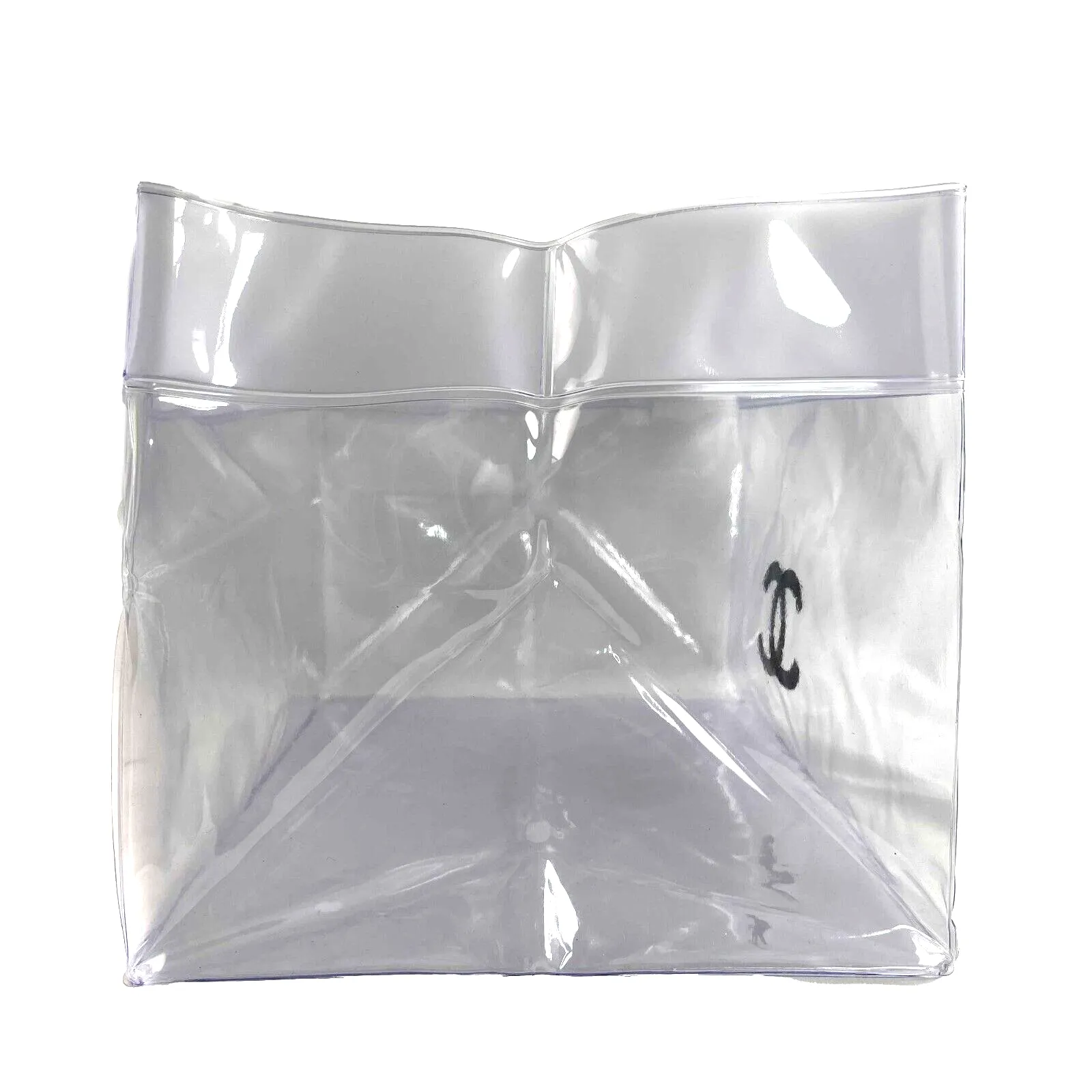 Chanel PVC Shopping Clear CC Tote RARE