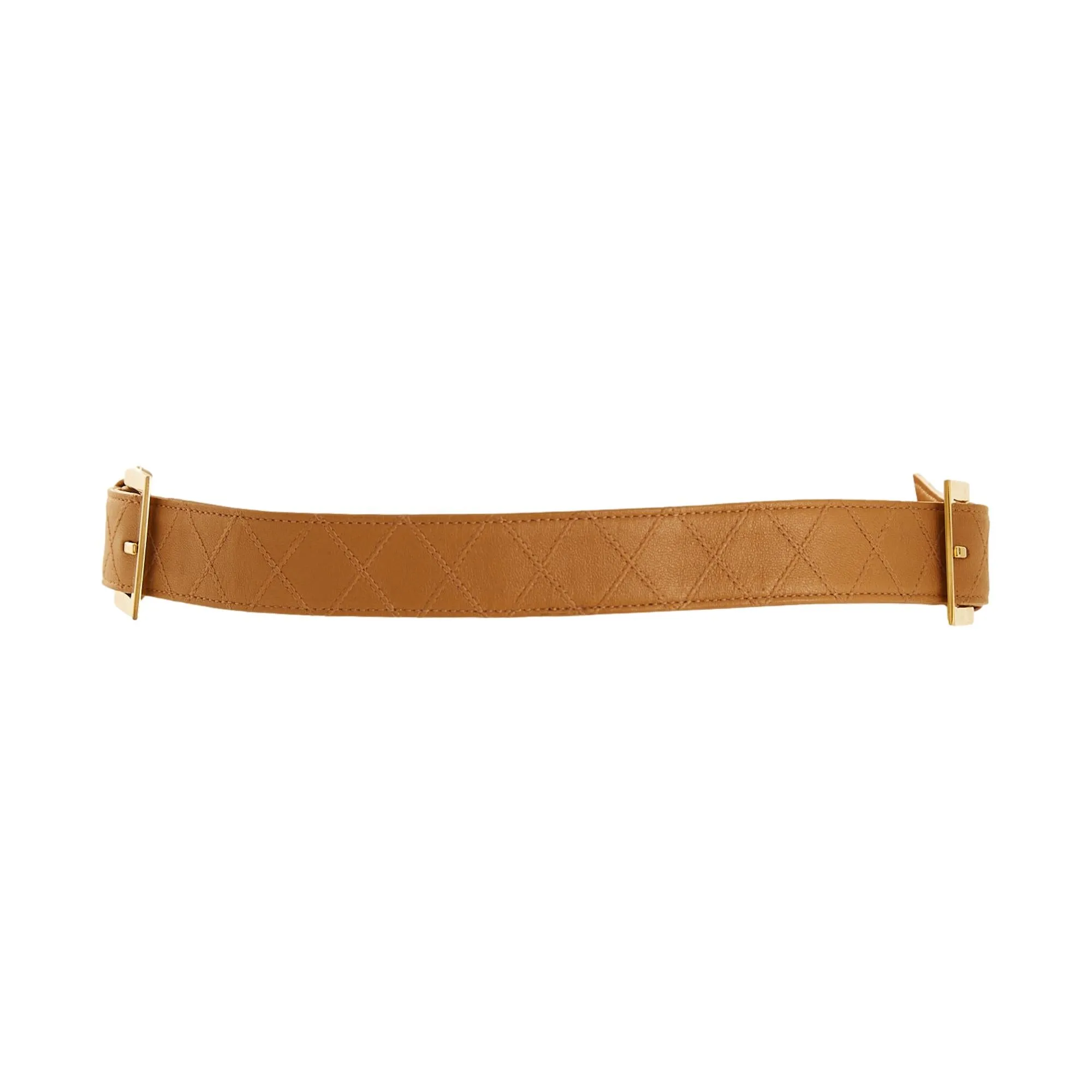 Chanel Tan Quilted Belt Bag