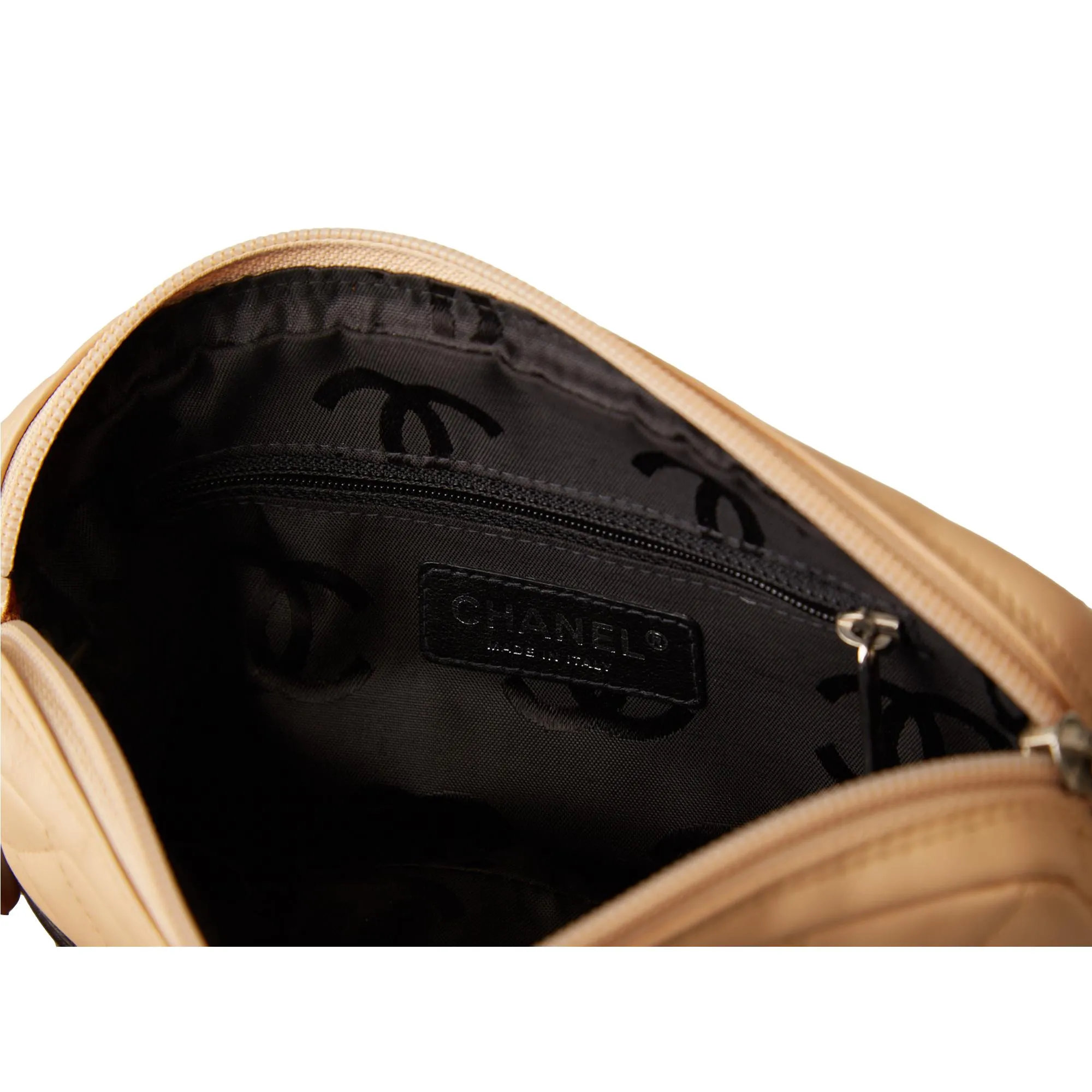 Chanel Tan Quilted Cambon Shoulder Bag