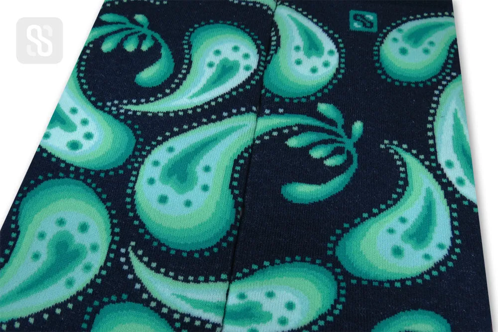 Chaossocks - Paisley - Kiwi Navy