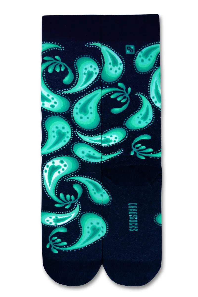 Chaossocks - Paisley - Kiwi Navy