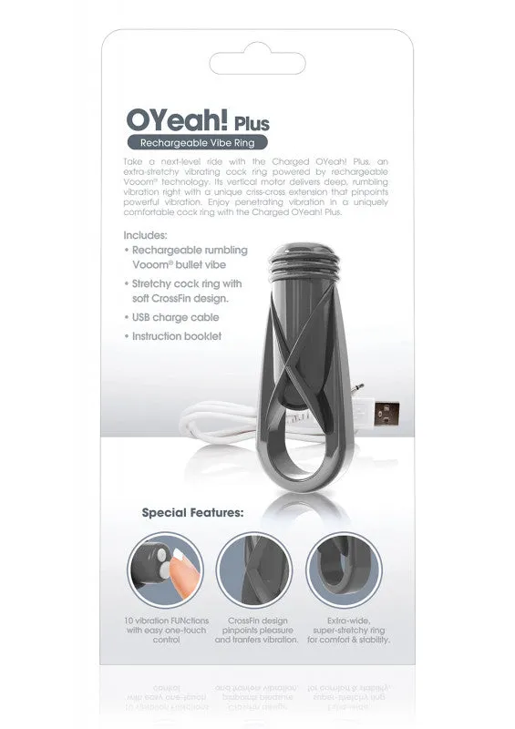 Charged O Yeah! Plus Ring - Grey