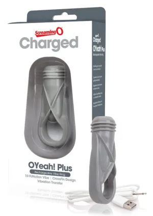 Charged O Yeah! Plus Ring - Grey