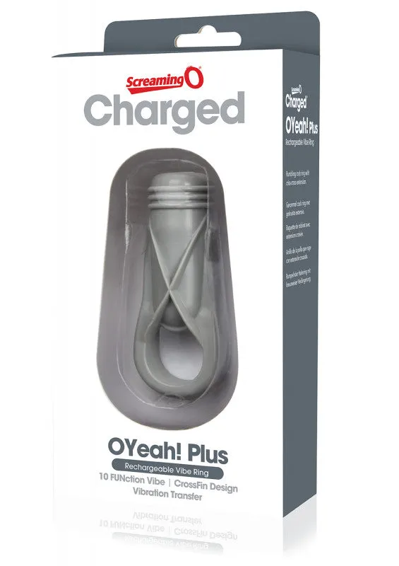 Charged O Yeah! Plus Ring - Grey