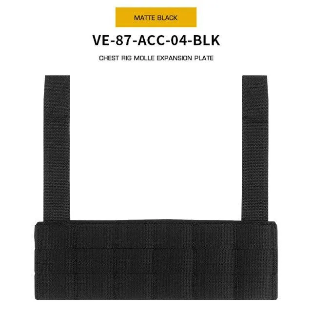 Chest Rig Molle Expansion panel - Black