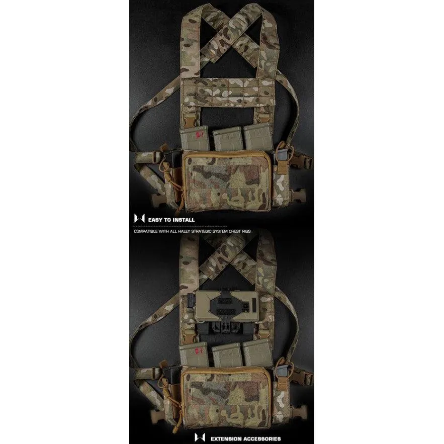 Chest Rig Molle Expansion panel - Black