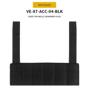 Chest Rig Molle Expansion panel - Black