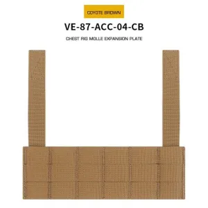 Chest Rig Molle Expansion panel - Coyote