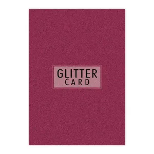 Chloes Creative Cards A4 Glitter Card - Azalea