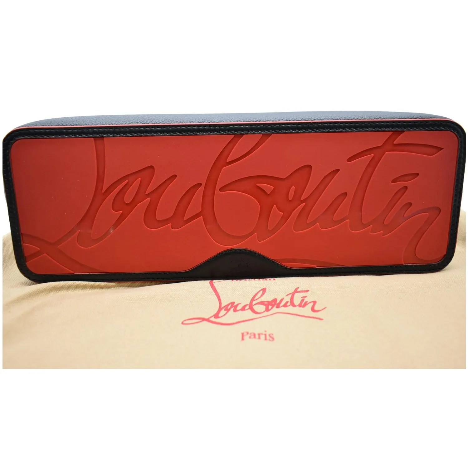 CHRISTIAN LOUBOUTIN Cabata Small Empire Paris Leather Tote Bag Black