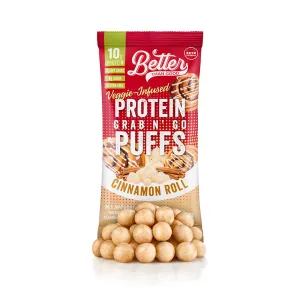 Cinnamon Roll Protein Grab n' Go Puffs