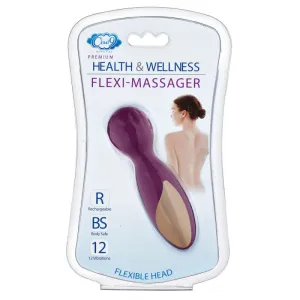 Cloud 9 Health and Wellness Flexi-Massager Rechargeable Wand - Purple