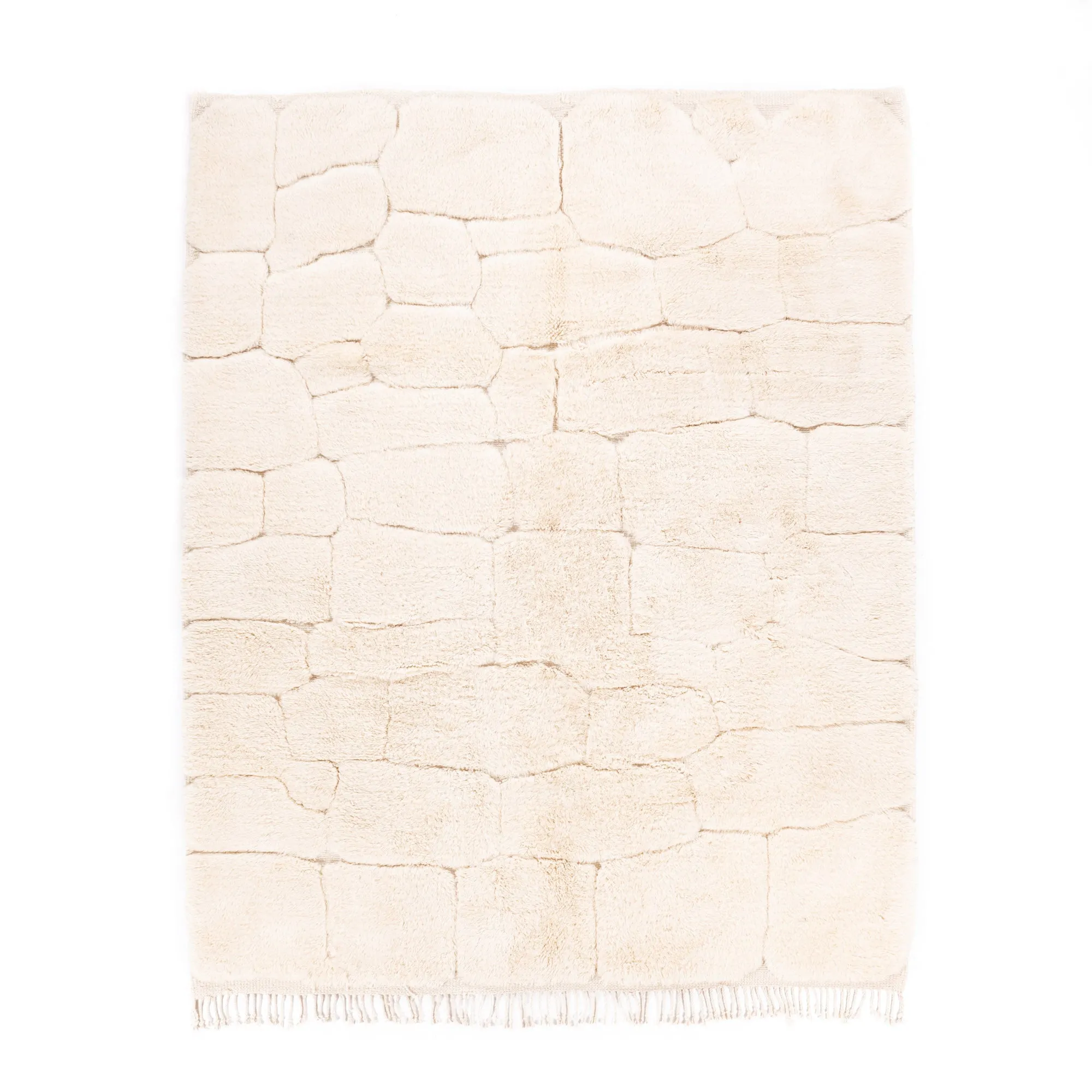 Cloudy Sky - Luxury Shag Moroccan Rug