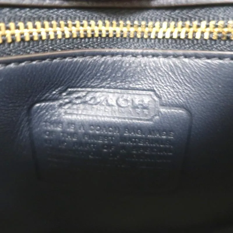 Coach Rambler 16 Mini Crossbody Bag with Varsity Stripe Blue Leather NEW